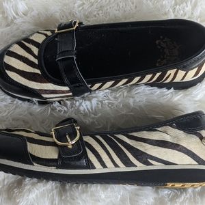 FOX ZEBRA STRIPED SHOES
